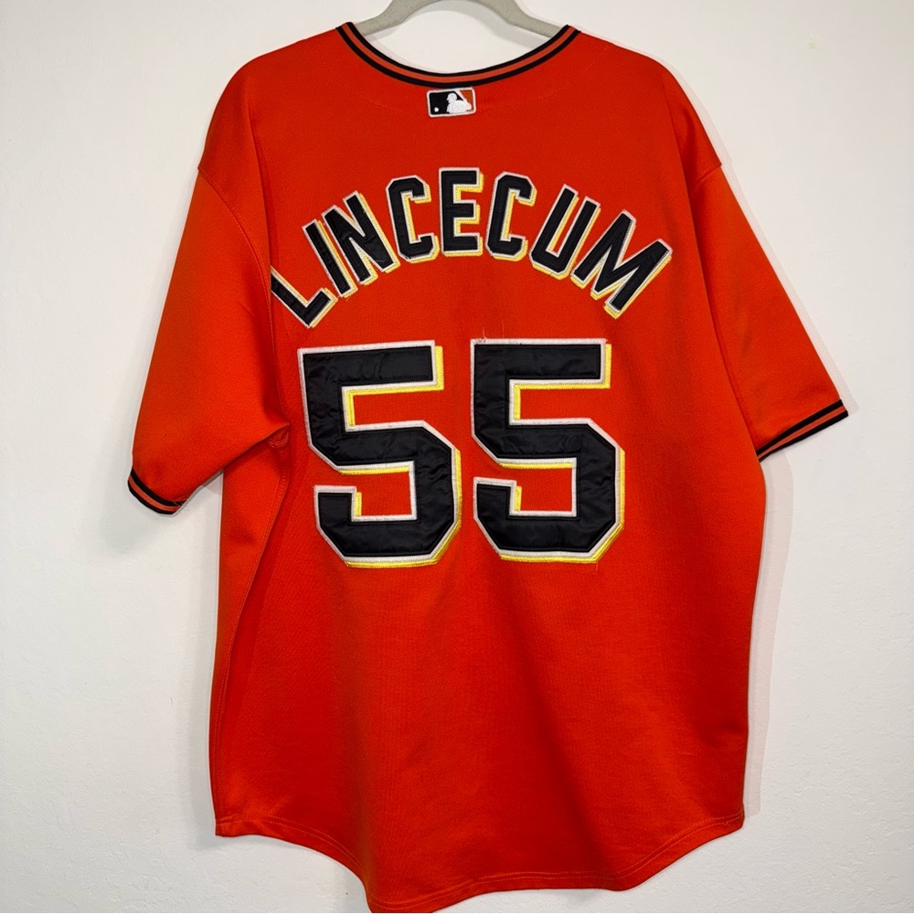 2010 Lincecum Jersey Mitchell & Ness San Francisco Giants